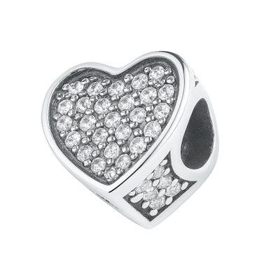 Berloque de Prata Coração - 66317