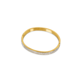 Pulseira Luxo com Zircônia Banhada a Ouro 18K