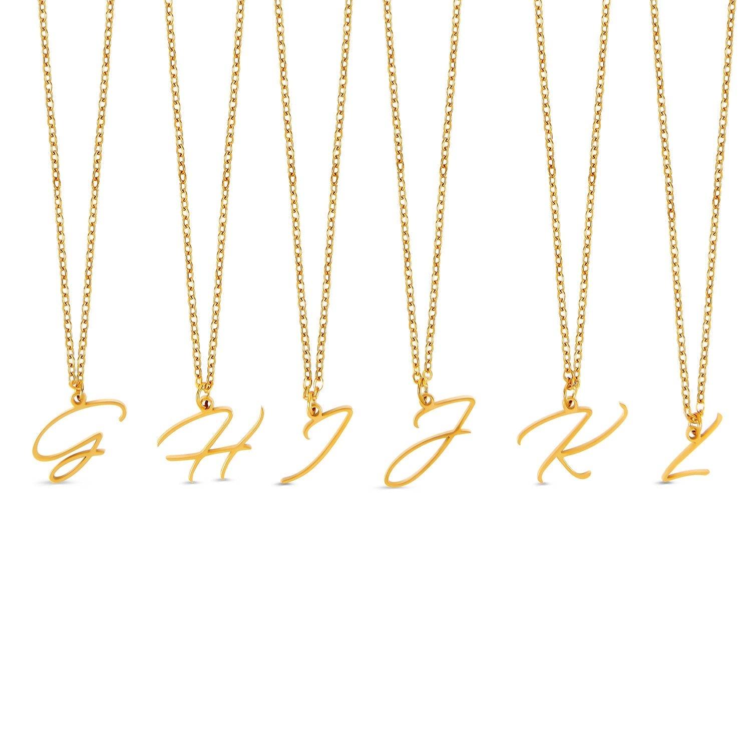 Colar de Inicial Banhado a Ouro 18K