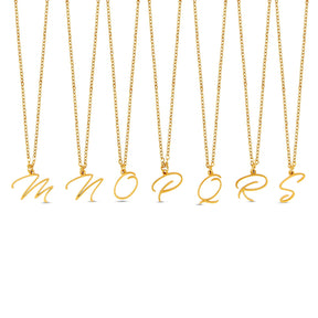 Colar de Inicial Banhado a Ouro 18K