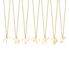 Colar de Inicial Banhado a Ouro 18K