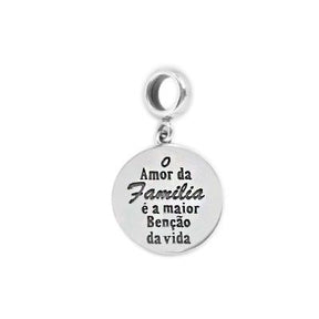 Berloque de Prata Placa - 48174