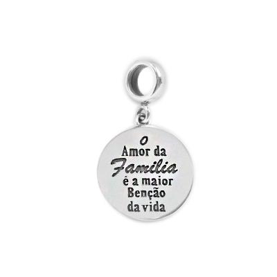Berloque de Prata Placa - 48174