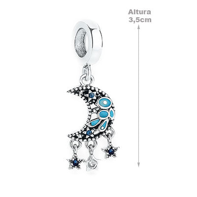 Berloque de Prata Lua - 66257