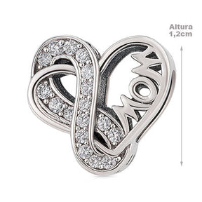 Berloque de Prata Coração - 66234
