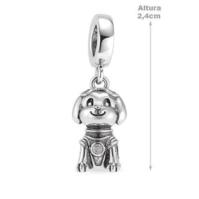 Berloque de Prata Cachorro - 66235