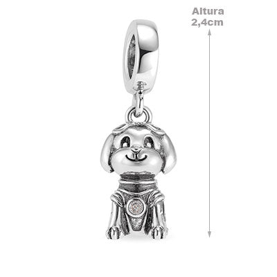 Berloque de Prata Cachorro - 66235