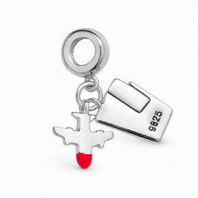 Berloque de Prata Avião - 66242