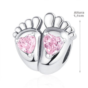 Berloque de Prata Pés - 66255