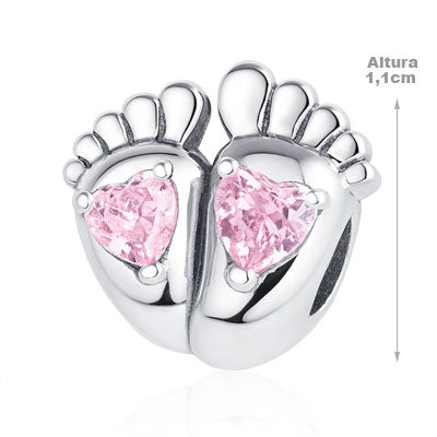 Berloque de Prata Pés - 66255