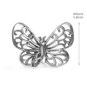 Berloque de Prata Borboleta - 66258