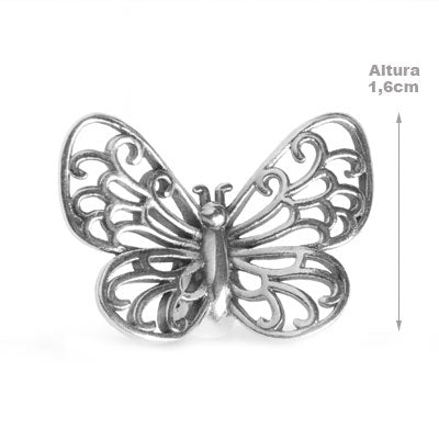 Berloque de Prata Borboleta - 66258