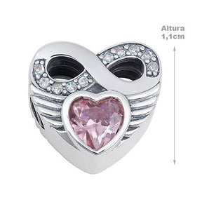 Berloque de Prata Coração - 66262