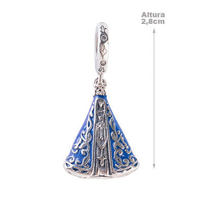 Berloque de Prata Nossa Senhora Aparecida - 66266