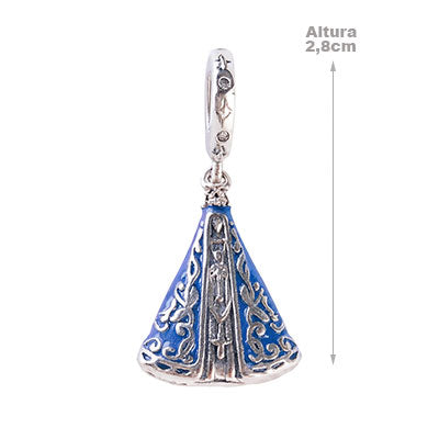 Berloque de Prata Nossa Senhora Aparecida - 66266