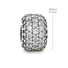 Berloque de Prata Zircônia - 66272