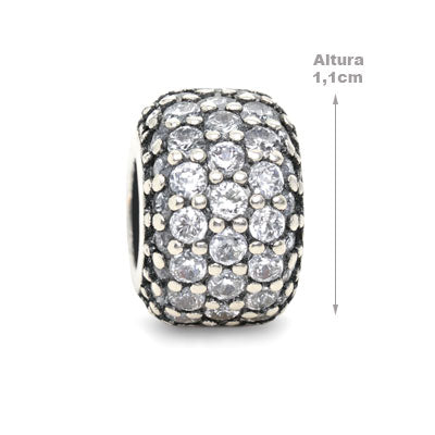 Berloque de Prata Zircônia - 66272