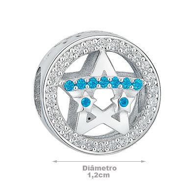 Berloque de Prata com Estrela - 66284