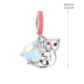 Berloque de Prata Gato - 66289