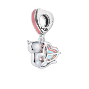 Berloque de Prata Gato - 66289