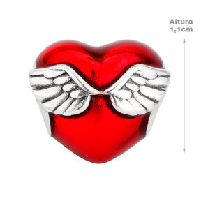 Berloque de Prata Coração - 66296