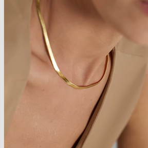 Colar Malha Cirelle Banhado ouro 18K