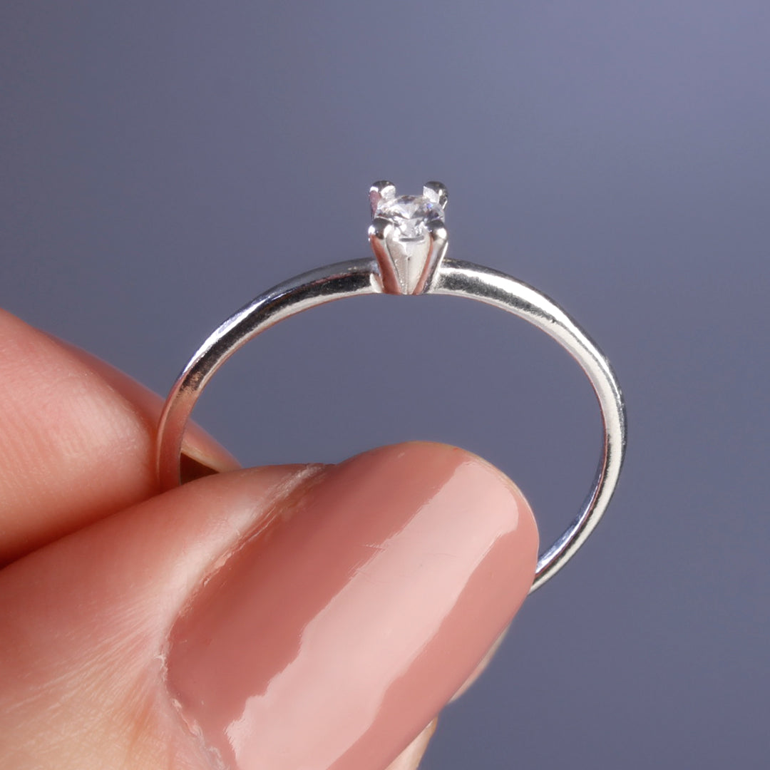 Kit Só Prata aliança de namoro + Anel confeccionados em prata fina de lei 925 - 54764