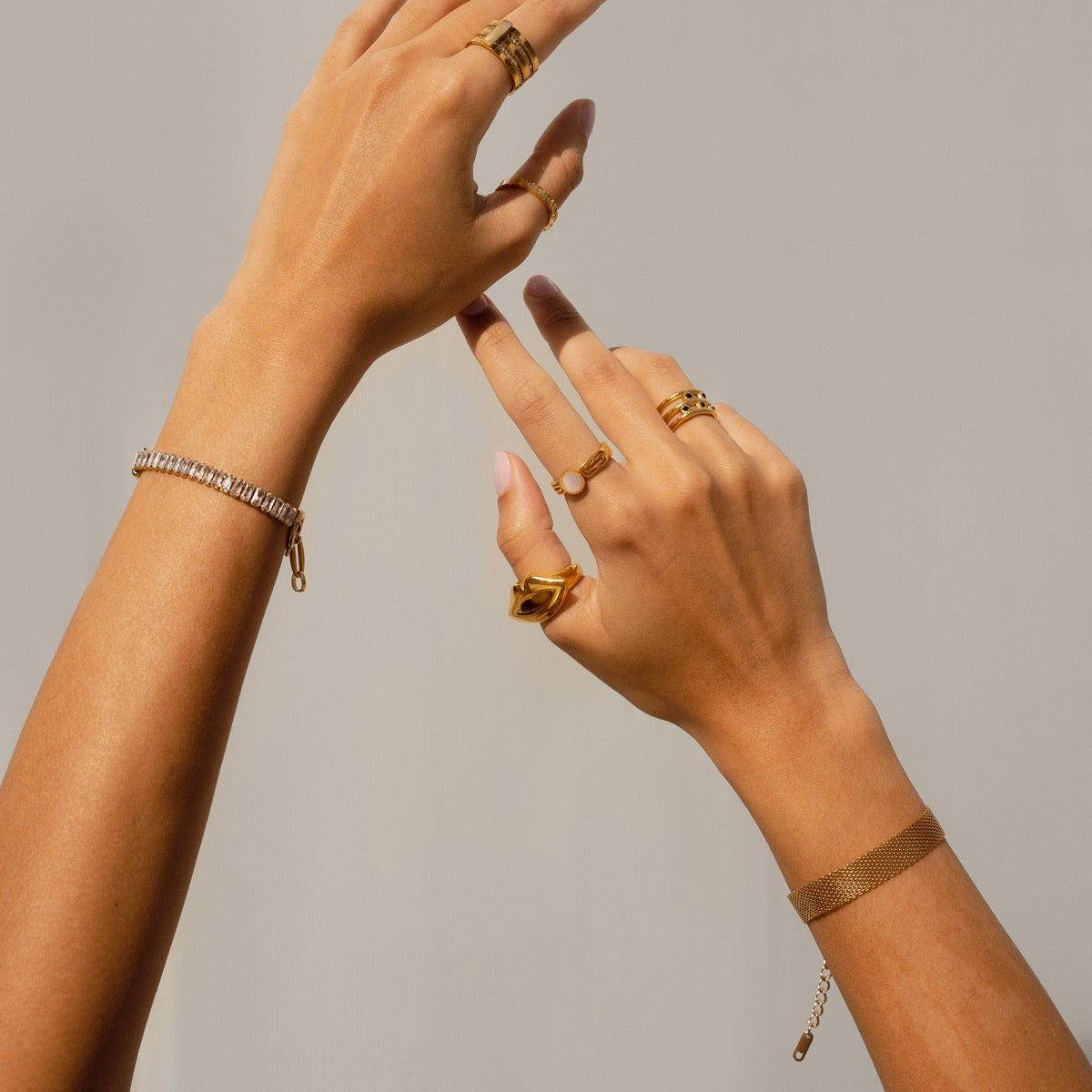 Pulseira Malha Banhado a Ouro 18K