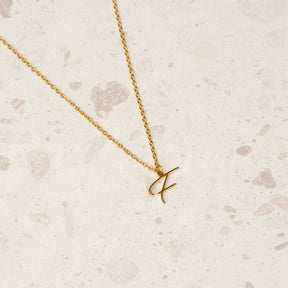 Colar de Inicial Banhado a Ouro 18K