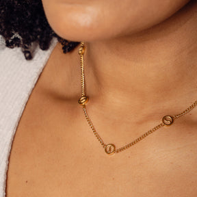 Colar Mirelié Banhado a Ouro 18K