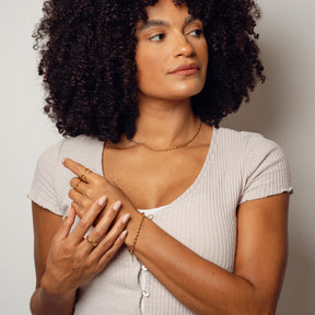 Colar Joulé com Esferas Banhado a Ouro 18K