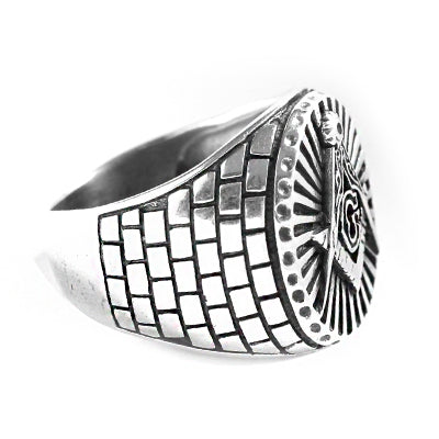 Anel de Prata Maçom - 48429