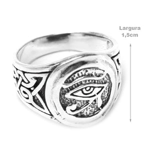 Anel de Prata Olho de Hórus - 50916