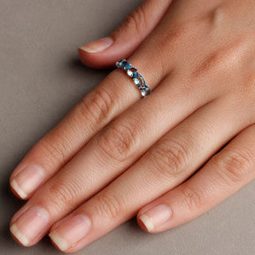 Anel de Prata com Zircônia - 54887