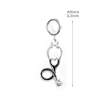 Berloque de Prata Estetoscópio - 47327