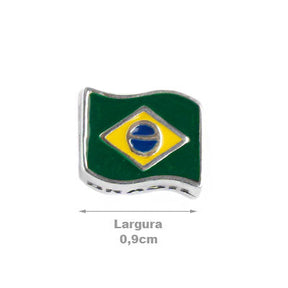 Berloque de Prata Brasil - 54168